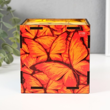 Piggy bank Cube "Happiness" 10x10x10 cm-3