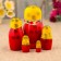 Nesting doll "Zoya", yellow scarf, 5 puppet, 12 cm