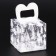 New Year. Box gift New Year folding PVC "New Year" 5 x 5 x 5 cm.