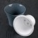 Pot with the insert "City", 1.3 l, color anthracite