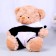 Soft toy "Bear in Panda's costume", 20 cm