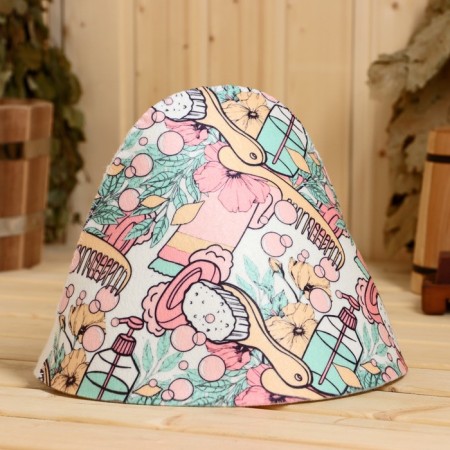 Bath hat "Spas" Print