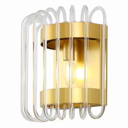 Sconces st. SL1228.201.01. Grosseto. 1x40 W, E14, 30x35 cm, golden color-4