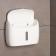Dispenser for paper towels in sheets, plastic, 27 × 11.5 × 21 cm, white color