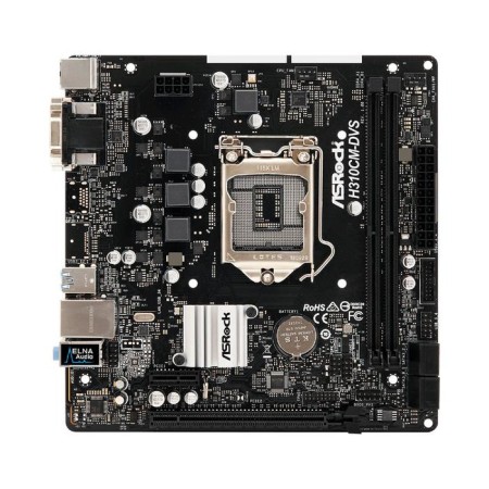 ASROCK H310CM-DVS, LGA1151V2, H310C, 2XDDR4, VGA, DVI, MATX