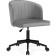 Computer chair Dani Metal/velor, black/dark gray 62x62x80 cm