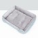 Lynchik for animals "Stars", 77 x 55 x 15 cm, gray
