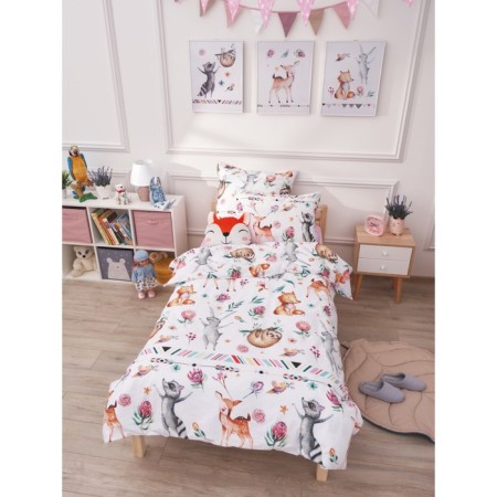 Bed linen 1.5 joint venture Cheerful Morning, size 150x214 cm, 143x215 cm, 70x70 cm-1