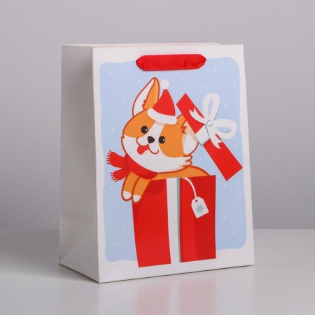 Laminated vertical "Pyosik", MS 18 x 23 x 10 cm, New Year