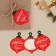 Schildik decorative for a gift of "Bright Holidays", 5.2 x 7 cm, New Year