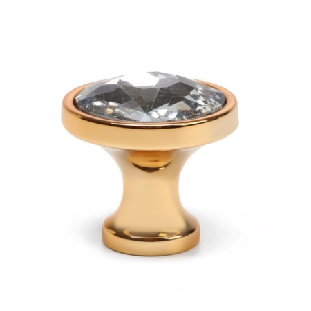 Handle button Cappio PK112, D = 30 mm, plastic, color gold
