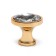 Handle button Cappio PK112, D = 30 mm, plastic, color gold