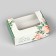 Box for eclairs with the liners of the "smallest", 15 x 10 x 5 cm