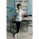 Surchachka upper for ISEE boys, height 110-116 cm, white color
