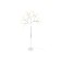Floor telescopic lamp with a replaceable Ambrella Light, Traditional, TR3029, 27XG4, white, chrome color