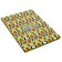 Notebook A5, 80 sheets in the cell "Avocado pattern", solid cover, glossy lamination, offset block