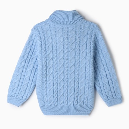 Children's sweater, blue color, height 80-86 cm-3