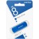 Flash drive Smartbuy 008gb2SCB, 8 GB, USB2.0, th Up 15 MB/s, PBLD up to 12 Mb/s, blue