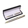 Gift handle, ball "Classic" in the leatherette case, rotary, hull silver with gold