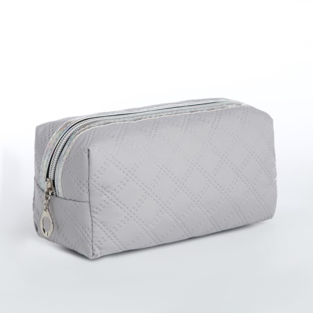 Lightning cosmetic bag, gray color