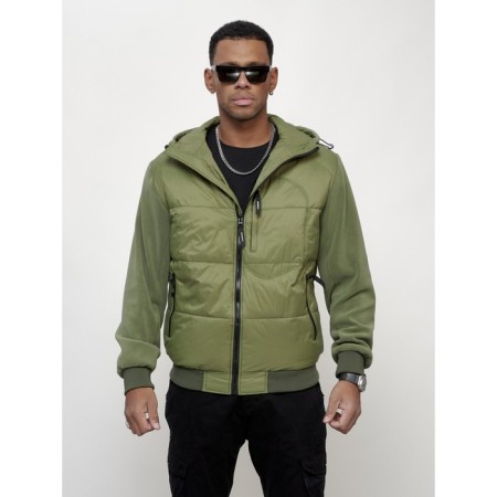 Sports male jacket, size 52, green color