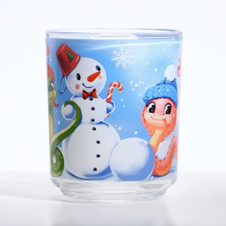 New Year. Glass Glass "Happiness in the New Year", 200 ml-2