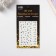 Stick plastic rhinestones "Solder" Blue 11x7.8 cm