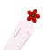 Ruler 12 cm "Flower", plastic, MICC