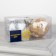 A set of Christmas tree balls "Ice patterns" 2 pcs., Batteries, 1 LED, RGB glow