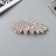 Hair hairpin "Iris" butterfly, 9 cm, gold