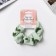 Hair gum "Orbit" Classic Heart, 10 cm, green-white