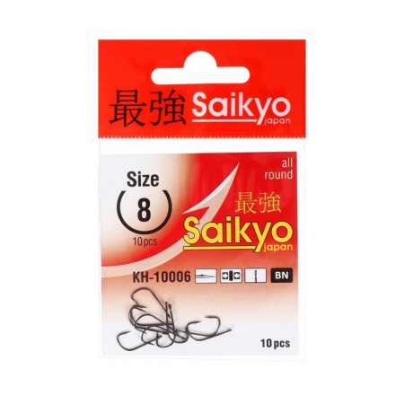 Hooks Saikyo KH-1000 Sode Ring BN No. 8, 10 pcs
