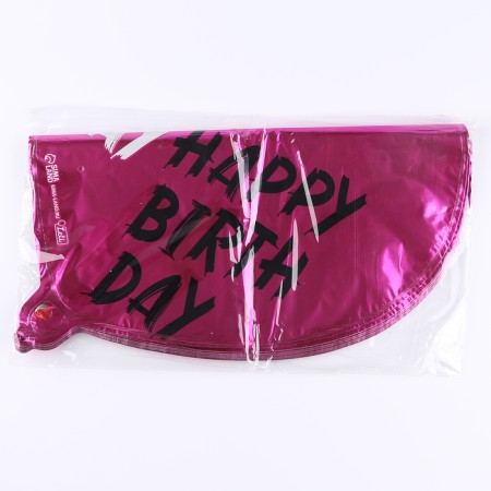 Foil ball 18 "Happy, heart, set of 50 pcs.-2