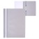 Calligrata, A4, 120 μm, gray, transparent top folder