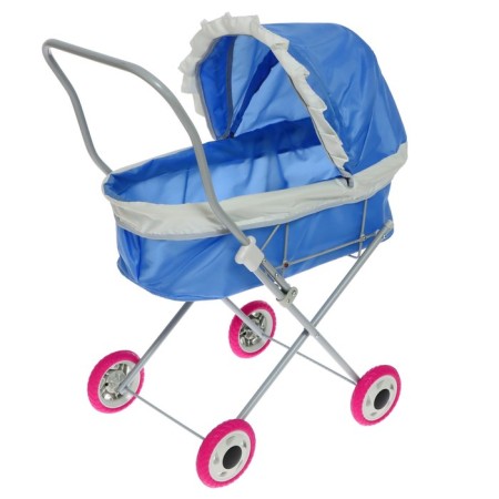 Puppet stroller No. 3, blue color with gray