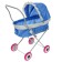 Puppet stroller No. 3, blue color with gray