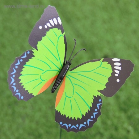 Sadter Garden "Butterfly" 10x8cm, 30cm, mix / packing 25pcs, price per pcs-11