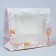 Package Craft gift with a plastic window, packaging, “tender”, 24 x 20 x 11 cm