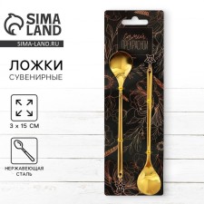 Gift set of spoons with suspensions 