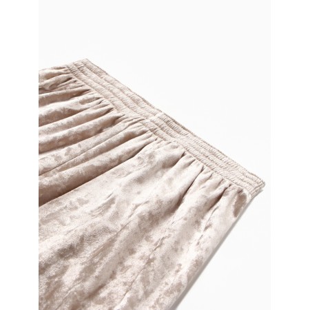 Home pants KAFTAN VELVET 44-46, beige-9