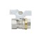 Balloon Aquasfera Standard 1102-01, 1/2 ", PN 40, internal thread, butterfly, nickel