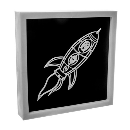 Light picture “Rocket” LED USB from batteries 3haa white 24.5x24.5x3.5 cm Risalux-9