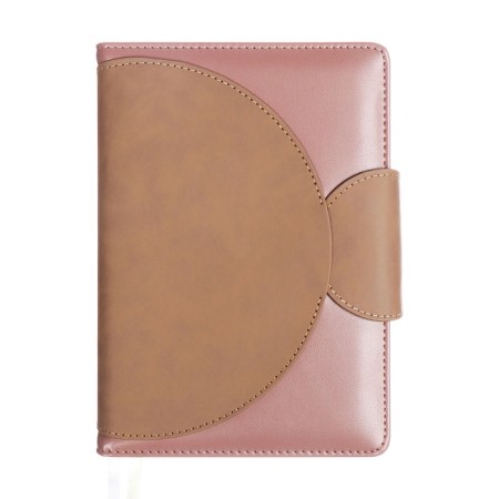Gift Davente.agatha Set: Low -Long Drummer, A5 136 sheets, solid cover, block 70, pink + ballpoint pen-1