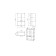 Bathroom cabinet "Vega 5004" White, 50 x 24 x 80 cm