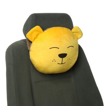 Pillow on the headrest MATHET MIMIMISH Line, 33 x 31 x 10 cm, yellow-5
