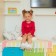 Kidsa (sweatshirt, shorts) minku, fuchsia, height 116 cm