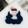 Hair elastic band "Orbit" Elite Galant, 9 cm, mix