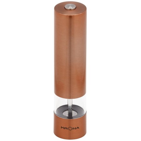 Electric Mill Krona Salz Pfeffer Copper, metal, from batteries, yellow-1