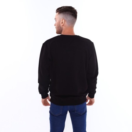 Свитшот мужской, цвет чёрный/принт МИКС, размер 50 (XL)-4
