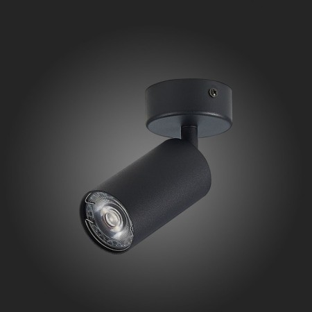 Ceiling lamp ST LUCE. ST303.402.01. 1x50 W, GU10, 10x5.4x16.8 cm, black color-4
